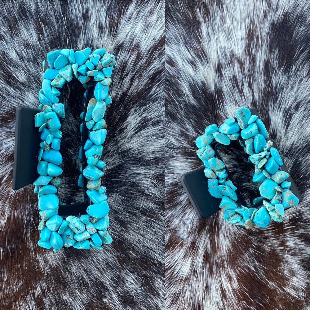 Turquoise claw clip bundle